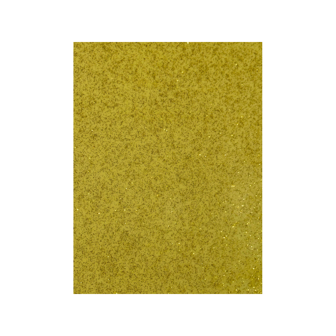 Ultra Sparkle Vinyl Sheets 12”x18” Mustard Yellow