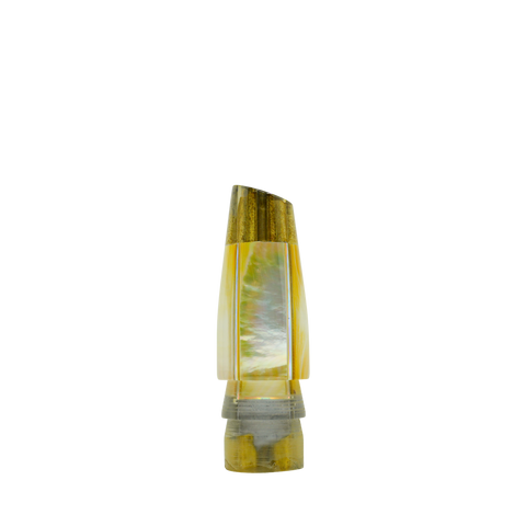 Shiroma - 9 Vintage Real Shell 4-Hole Jet Slant