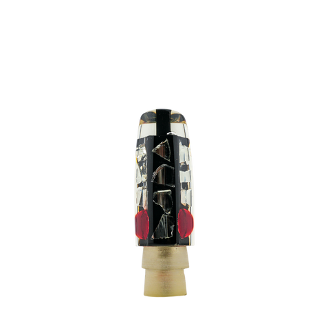 Futa Lures - 9"+ Black Cracked Glass Plunger (B-Stock)