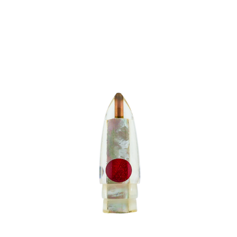 Wes Leslie - 9" White MOP Shell Bullet