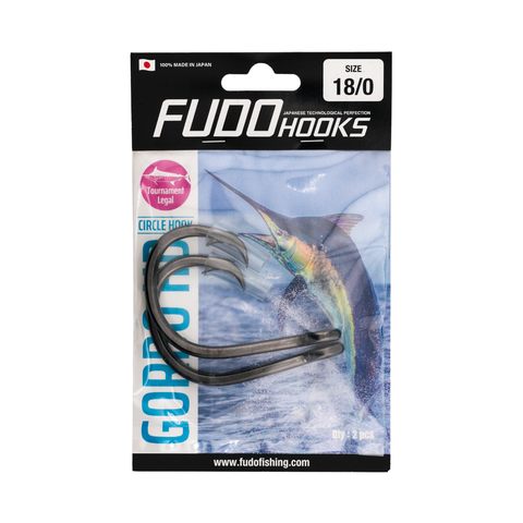 FUDO - Gordo HD Circle Hooks Size 18/0