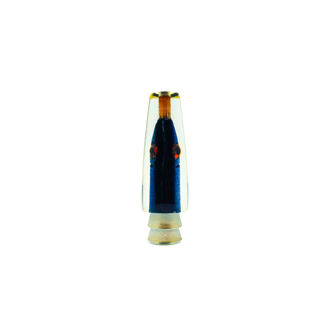 Leroy - 7" Blue Fish Head Slant