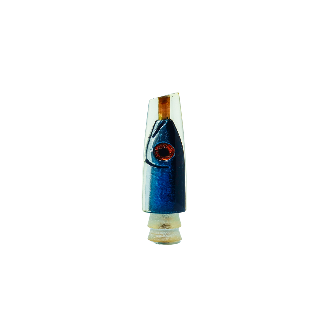 Leroy - 7" Blue Fish Head Slant