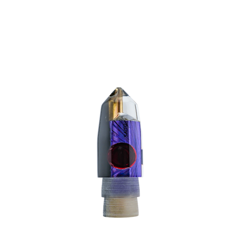 Saito Lures - 9"+ Black Top Purple Starburst 2-Jet Bullet