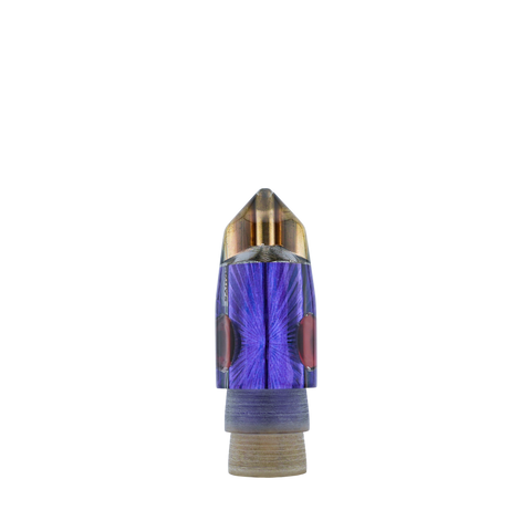 Saito Lures - 9"+ Black Top Purple Starburst 2-Jet Bullet