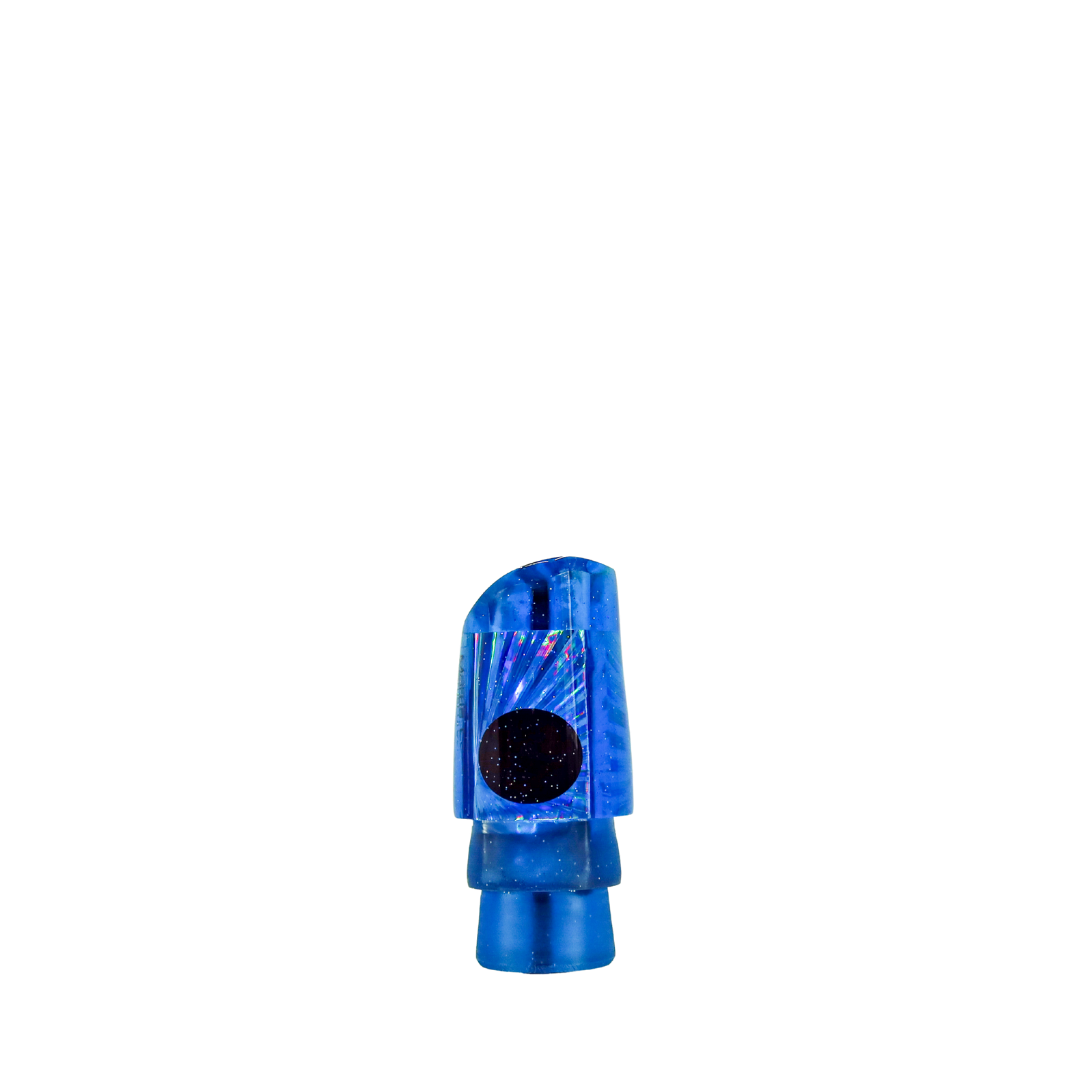 Morris - 9” Blue Tint Stubby Jetted Scoop