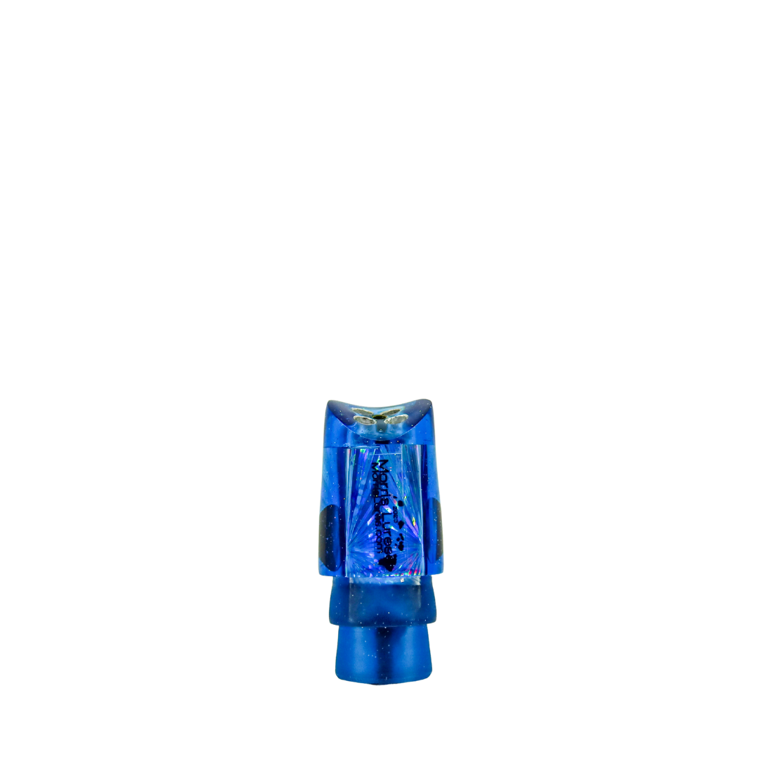 Morris - 9” Blue Tint Stubby Jetted Scoop