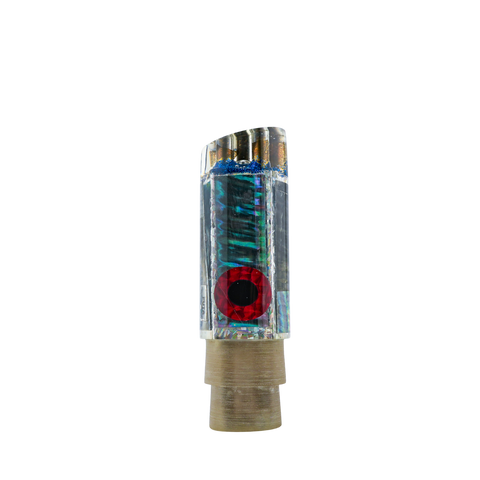 Futa Lures - 10" 4-Jet Blue Ripple Shell Tube