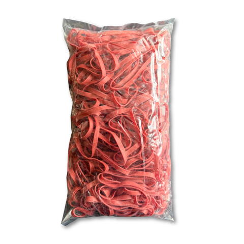 CWC - #64 Rubber Bands 1lb Bag Red Compound