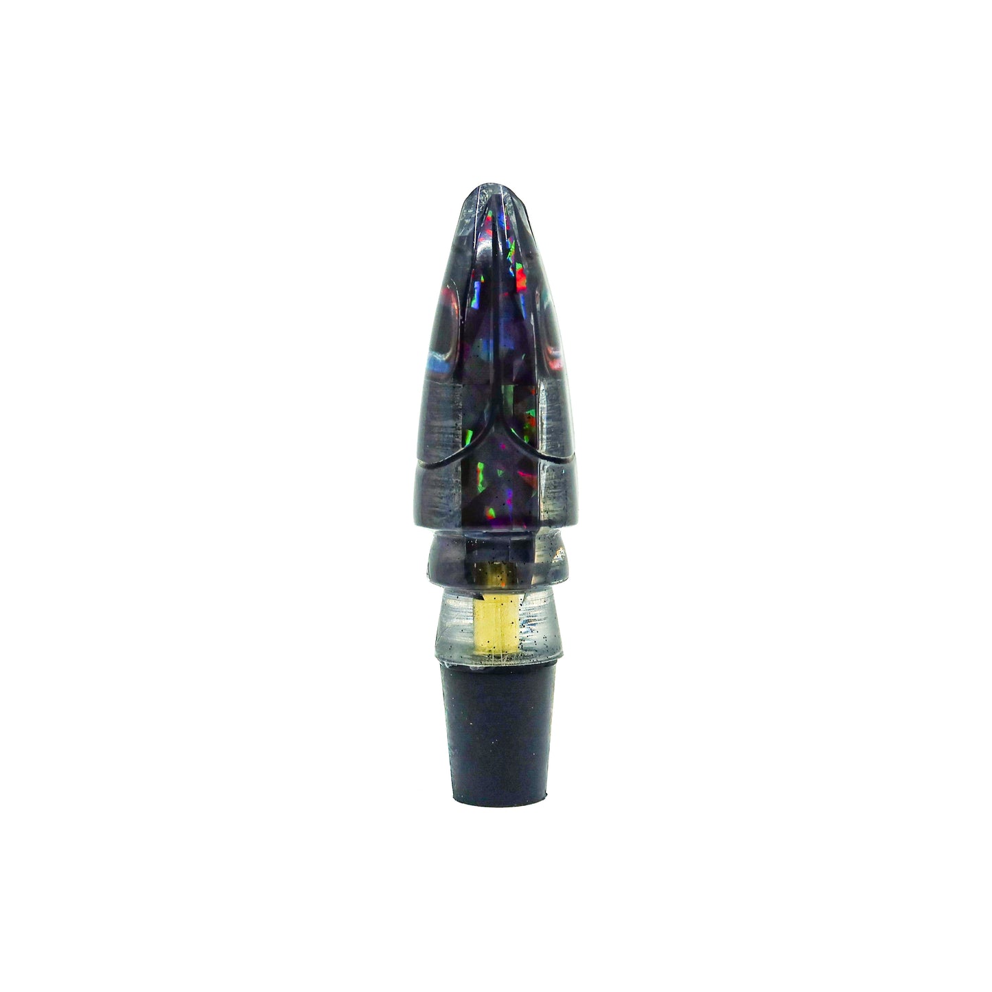 Aloha Lures - 9” Oily Black Sparkle Super Ninja