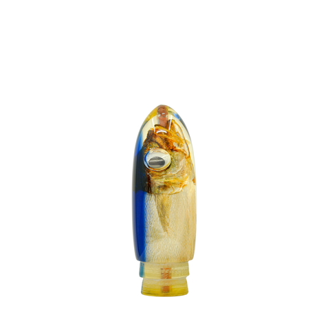 Tanabe - Vintage 12 Blue Top Fish Head Bullet