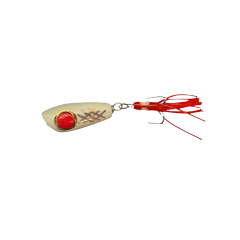 MARK WHITE - WHT/RED EYE SURFACE PLUG 1.5OZ