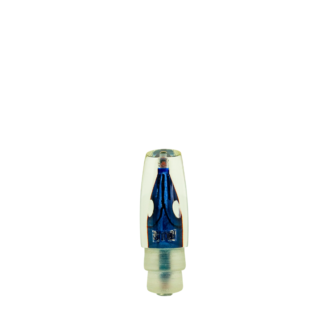 Tsutomu - 7” Black Blue Fish Head Slant