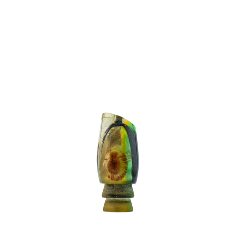 Sonny Arita Lures - 9" Real Abalone Shell Opihi Eye Rev Slant
