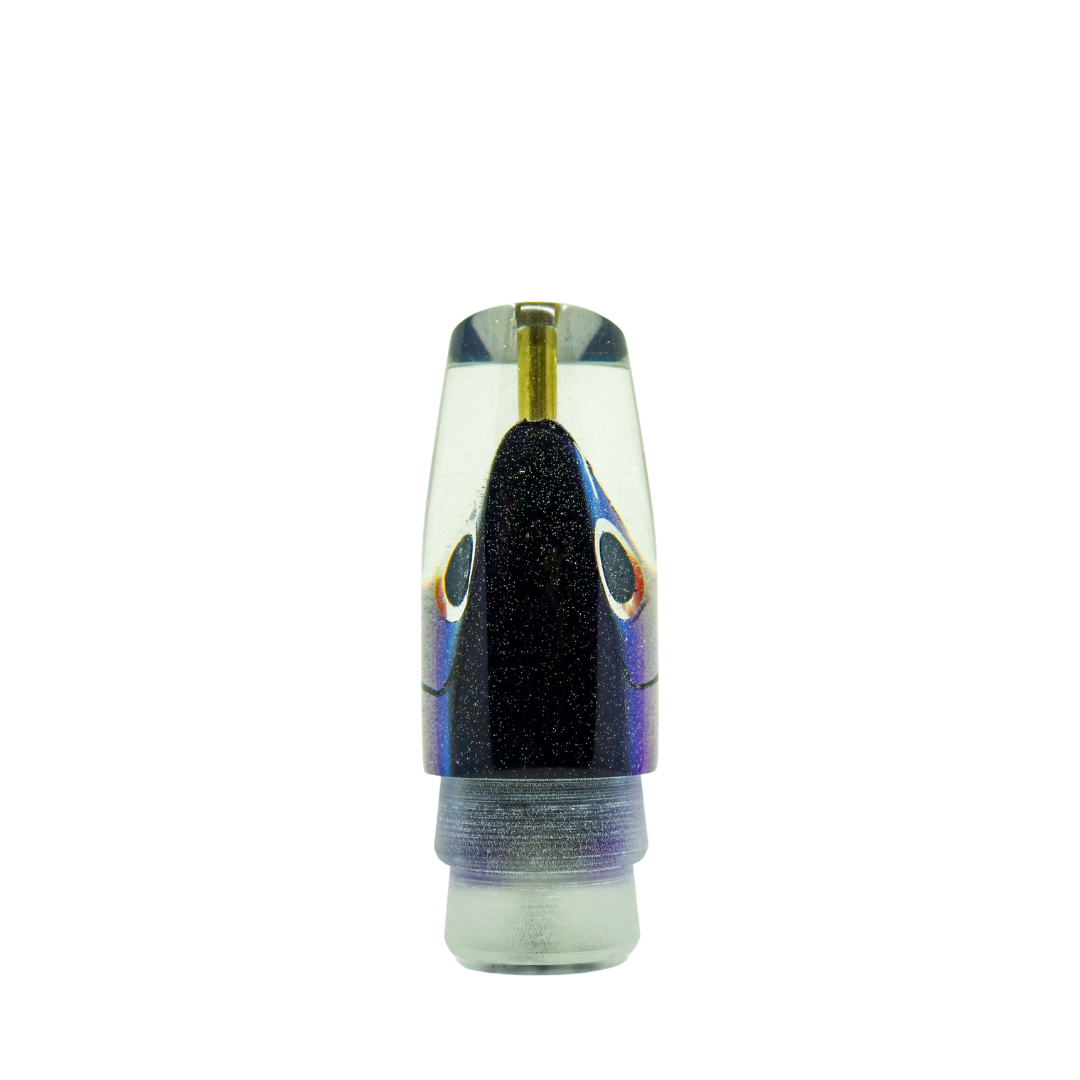 Matsu - 12” Fish Head Slant Purple Top Skirted