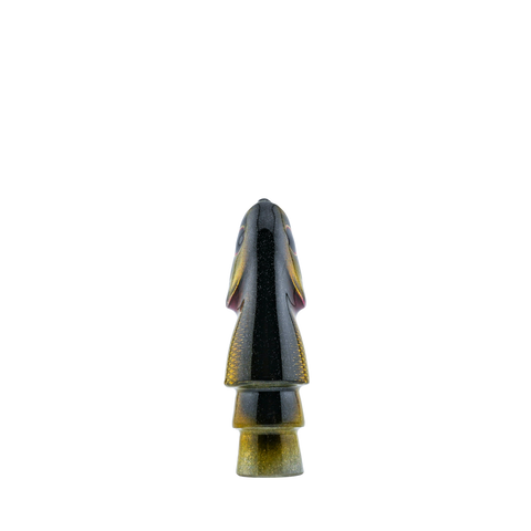 Oodood - 9" Saltiga Fish Head Black Salmon