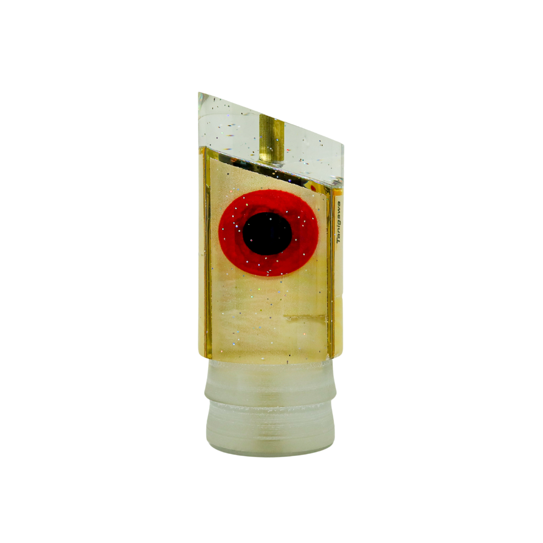 Tanigawa - 14" Large Yellow Shell Tube Skirted