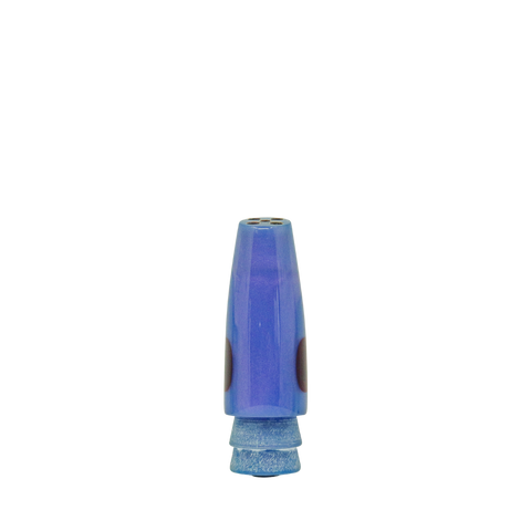 Leroy - 9 Vintage Jetted Blueberry Slant