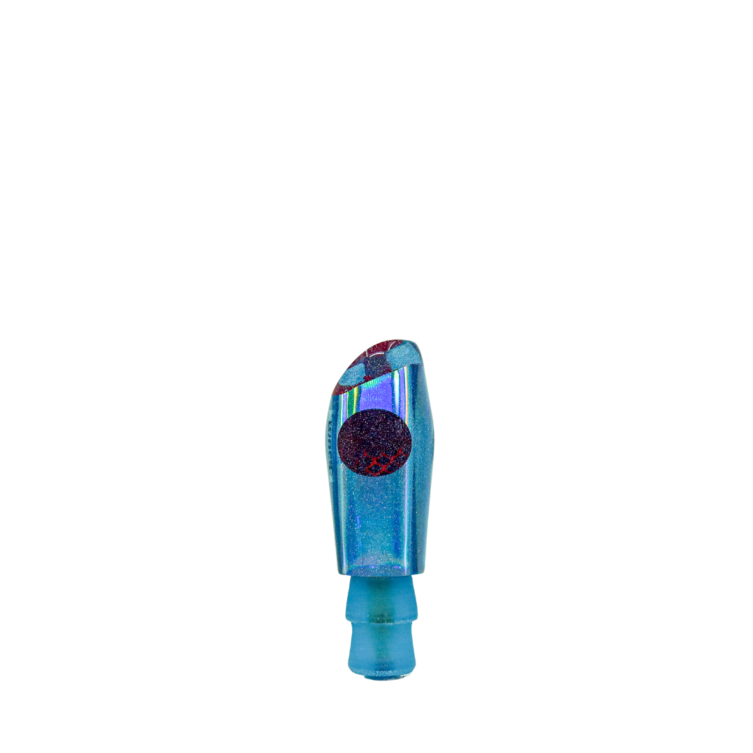 Morris - 7" Glitter Flake Ice Blue 100%er Scoop