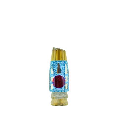 Leroy - 9 Vintage Jetted Cracked Glass