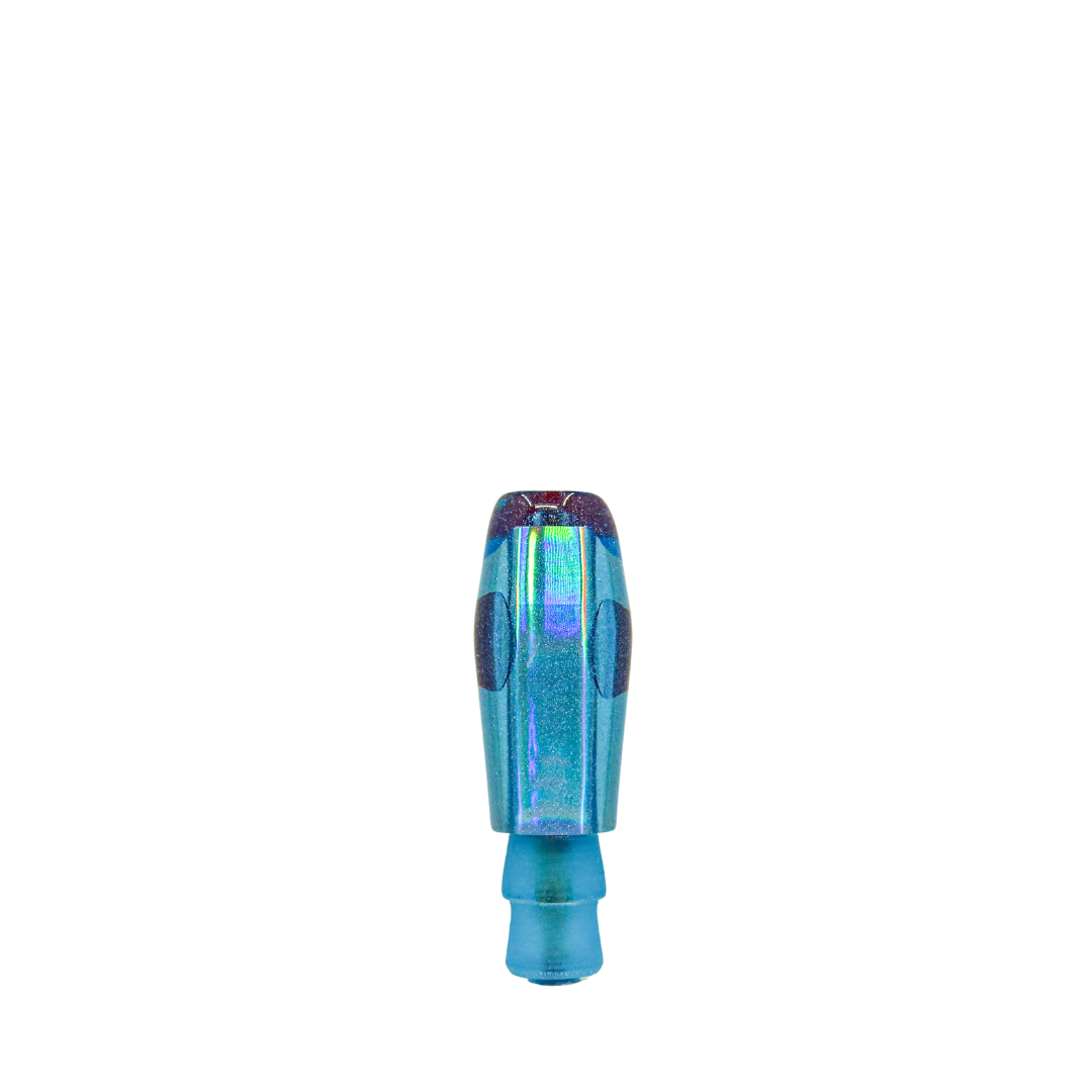 Morris - 7" Glitter Flake Ice Blue 100%er Scoop
