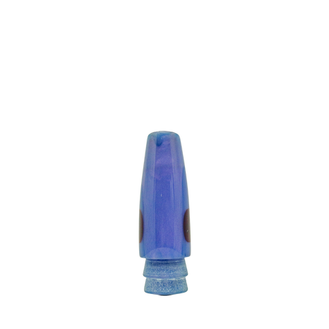Leroy - 9 Vintage Jetted Blueberry Slant