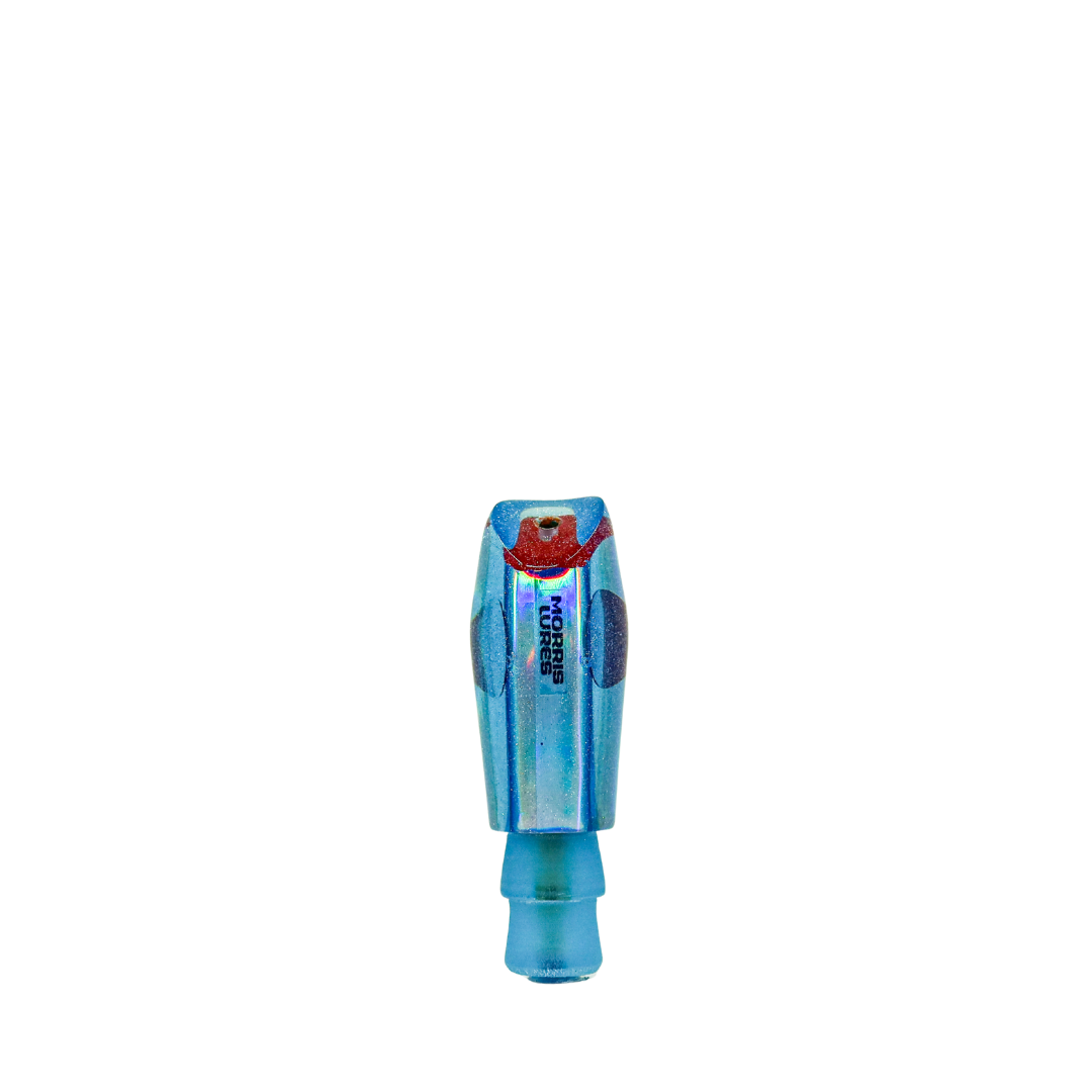 Morris - 7" Glitter Flake Ice Blue 100%er Scoop
