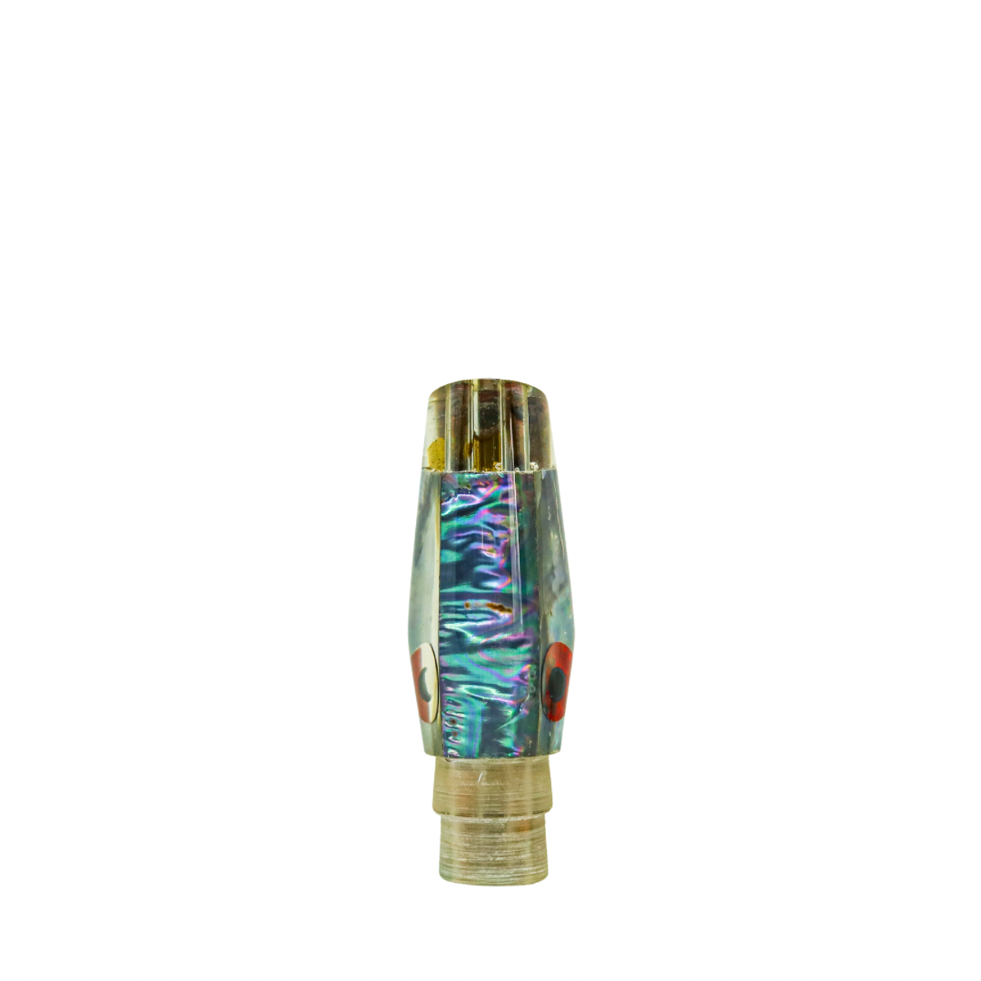 Futa - 9" Vintage Paua Shell RT Cut Slant