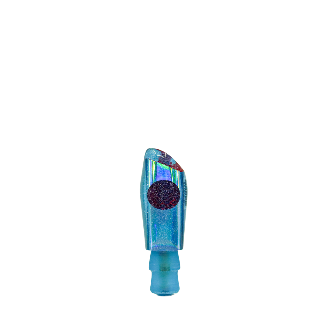 Morris - 7" Glitter Flake Ice Blue 100%er Scoop
