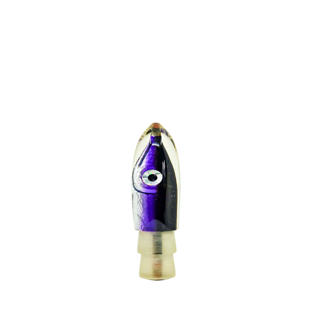 Tsutomu - 9” Vintage Purple Fish Head Bullet *Read*