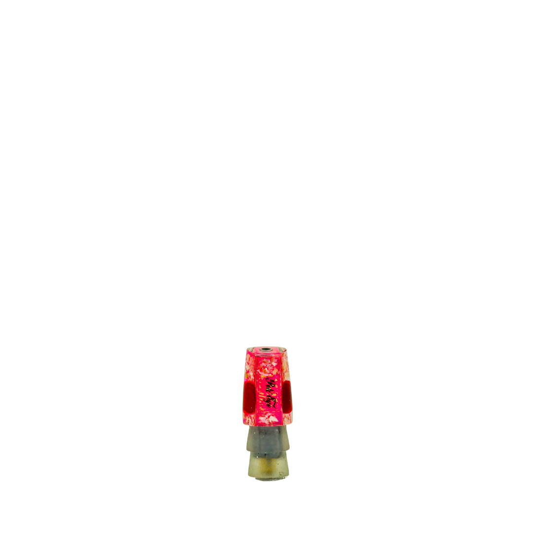 Pok'eye - 5" Real Shell Flake Pink Slant