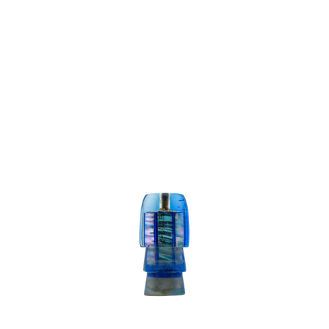 Z-Lures - 7" Blue Tint Top Ripple Paua Pusher