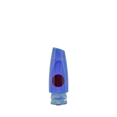 Leroy - 9 Vintage Jetted Blueberry Slant