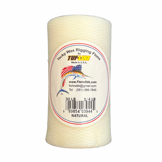 TUFLINE - 30LB x 1/4LB 640yd Spool Natural