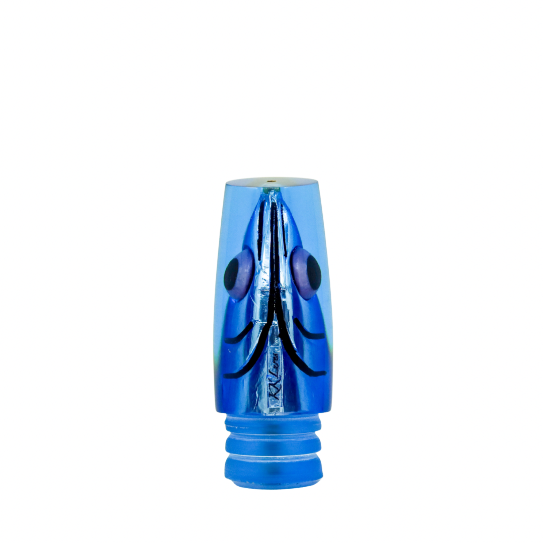 KK LURES - 12”+ Blue Fish Head Plunger *BONUS*