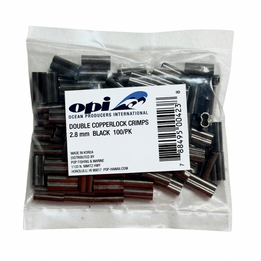 OPI - Heavy Duty Double Barrel Crimps 2.8mm 100Pk