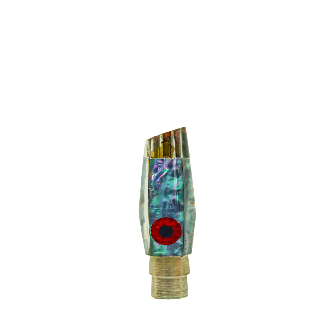 Futa - 9" Vintage Paua Shell RT Cut Slant
