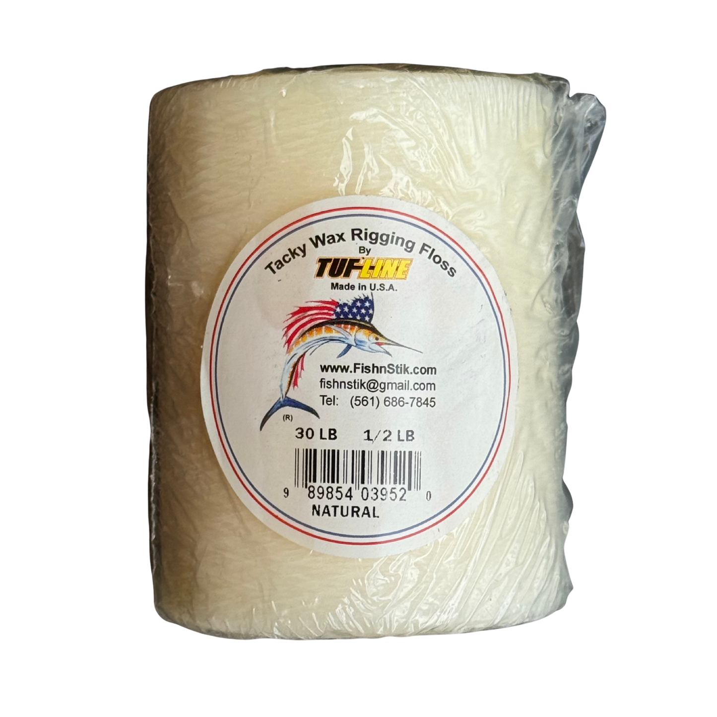 TUFLINE - 30LB x 1/2LB 1280yd Spool Natural