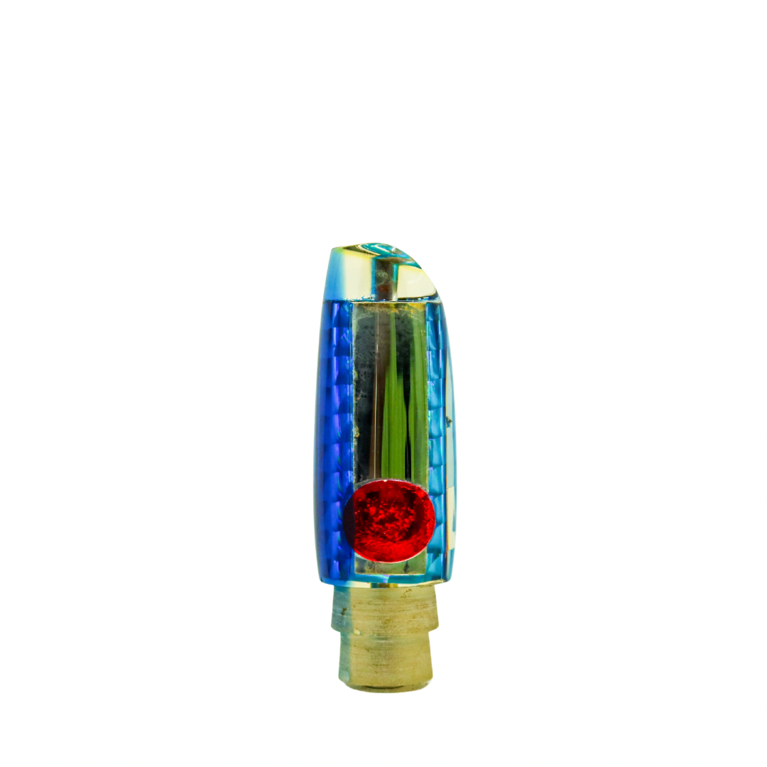 Futa - 9" Vintage Blue Mirror Scoop