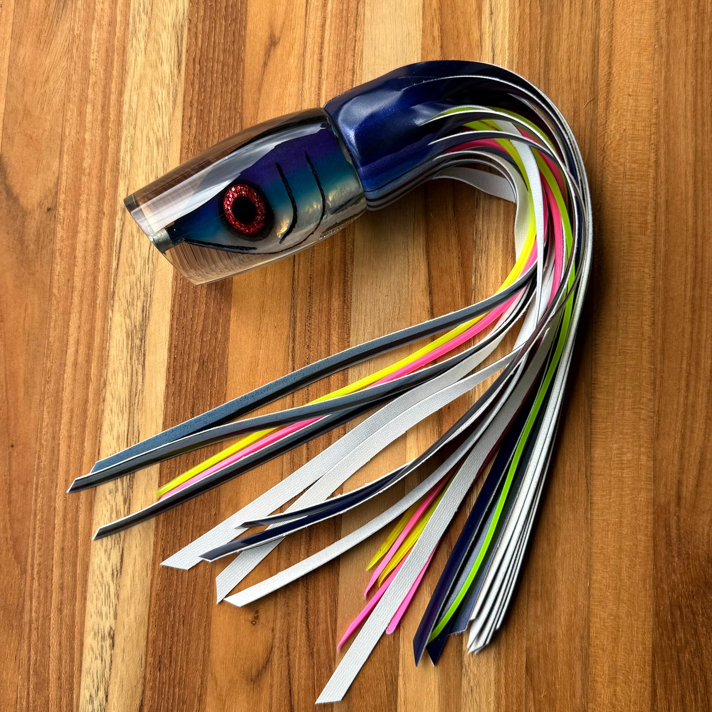 Tsutomu - 14" Hand-Painted Fish Super Moke Aku Skirted