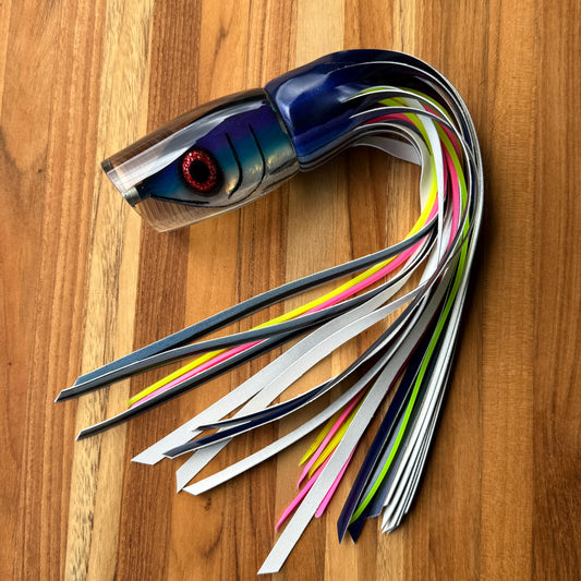 Tsutomu - 14" Hand-Painted Fish Super Moke Aku Skirted