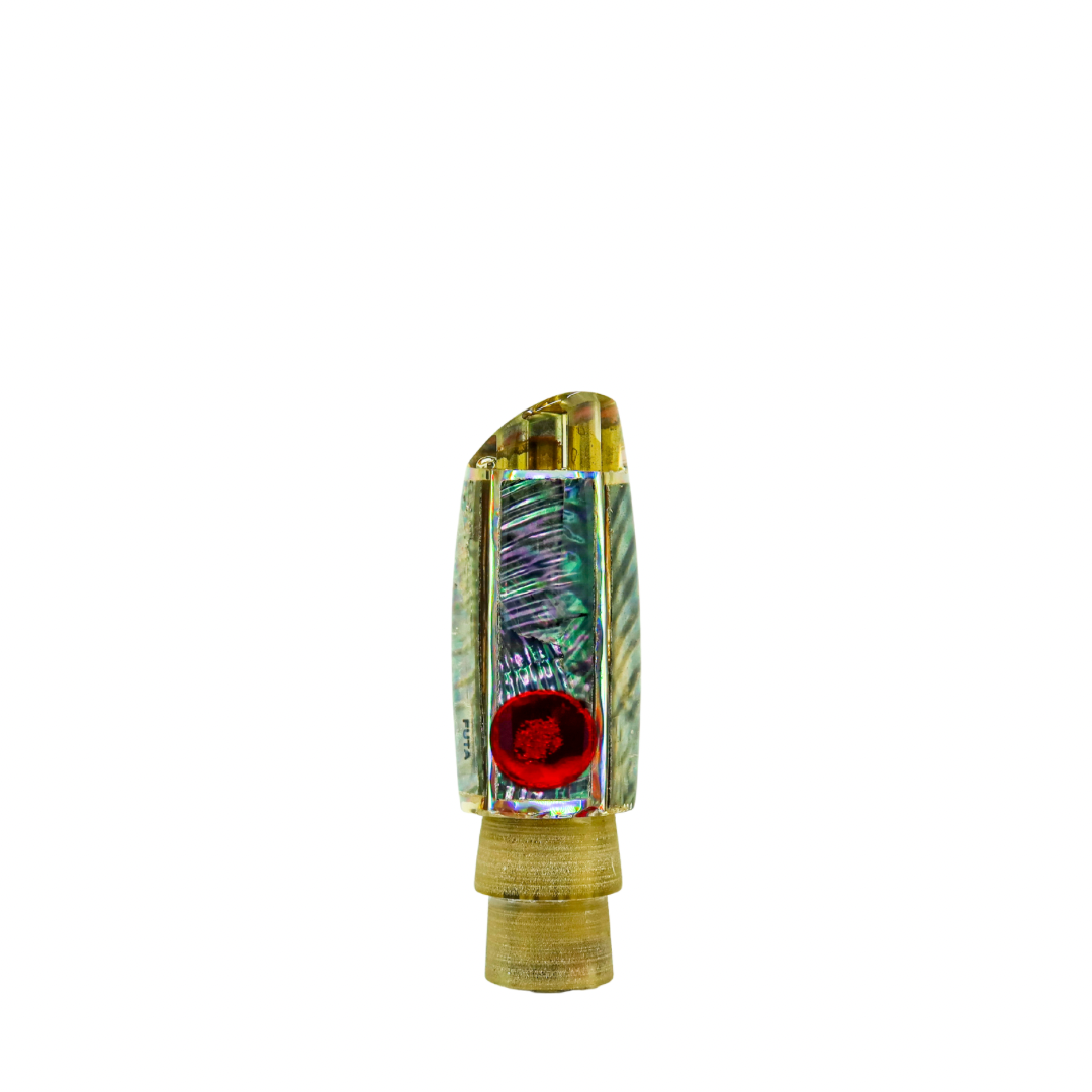 Futa - 9" Vintage Paua Shell Ripple Scoop