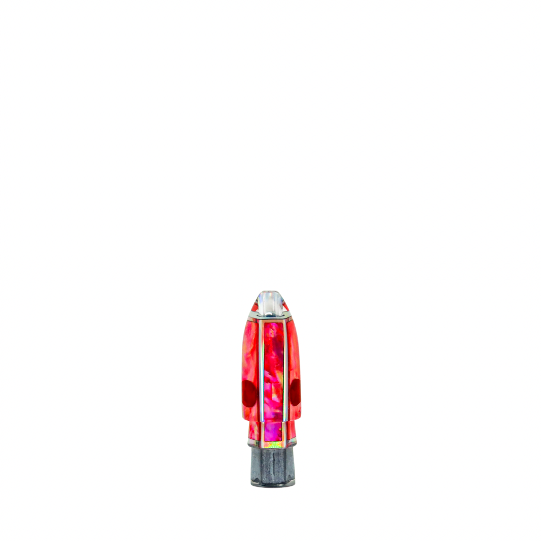 Sh-Bite - 5” Aku Lure Pink Pearl Shell Bullet