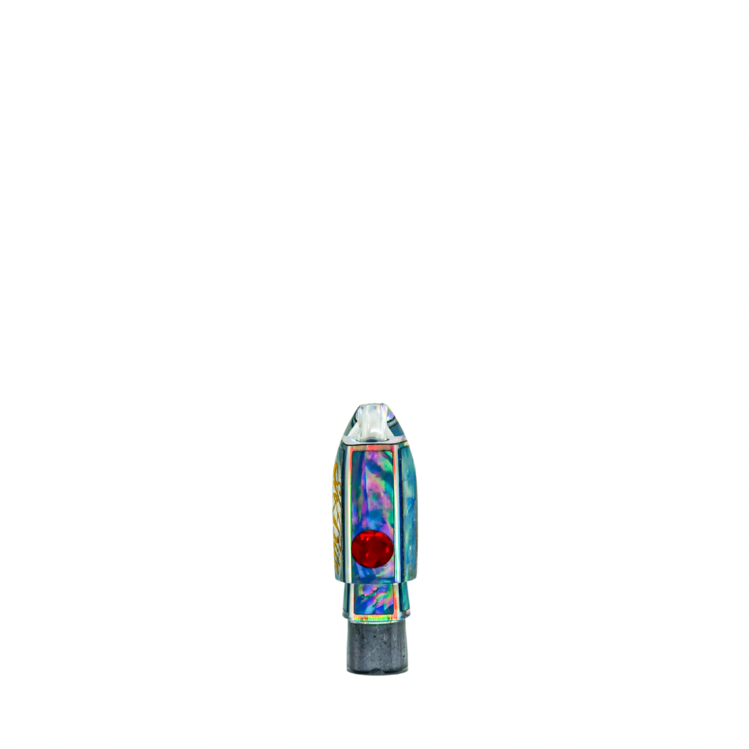 Sh-Bite - 5” Aku Lure Blue Pearl Shell Bullet