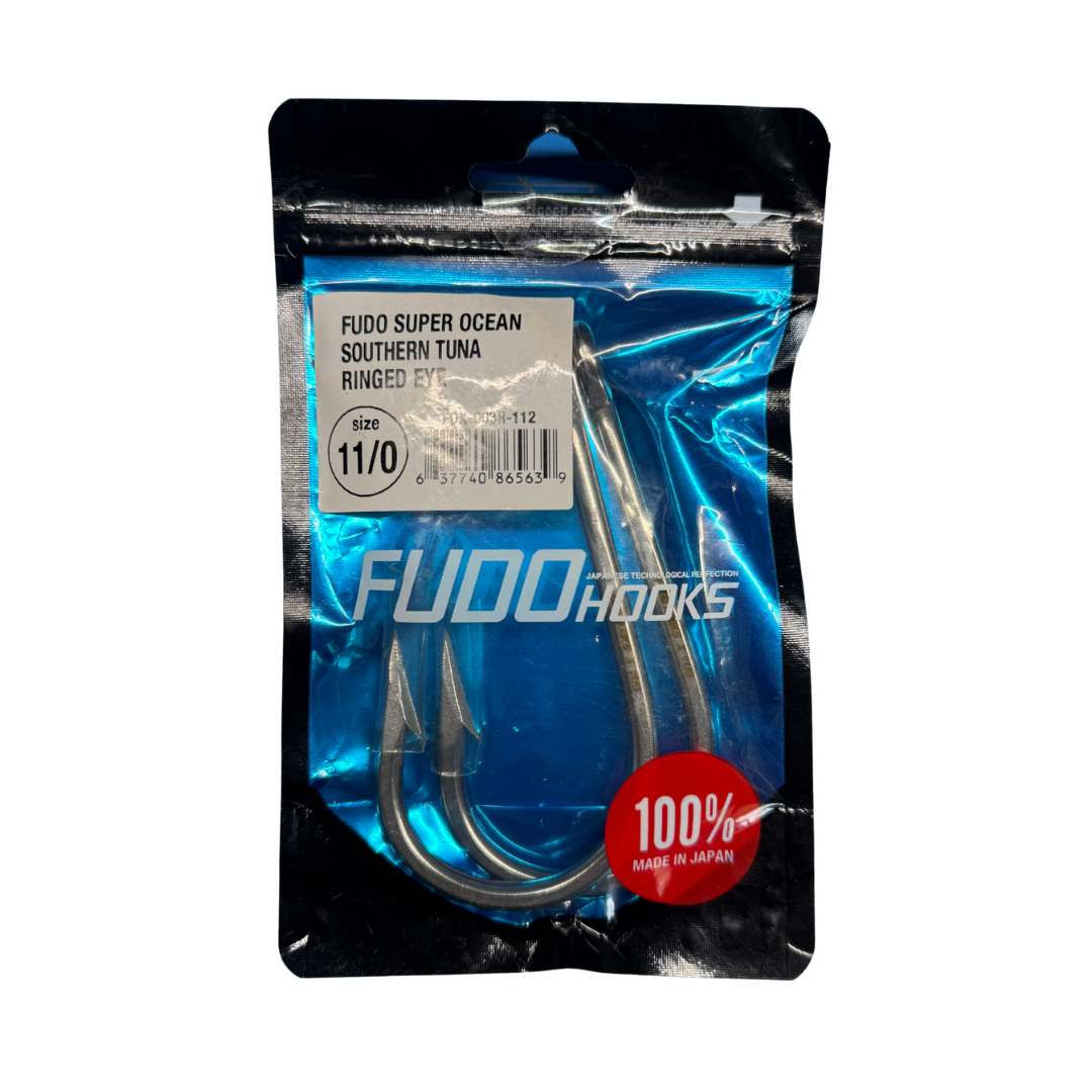FUDO - Super Ocean Southern Tuna Ringed Eye 11/0 Hooks