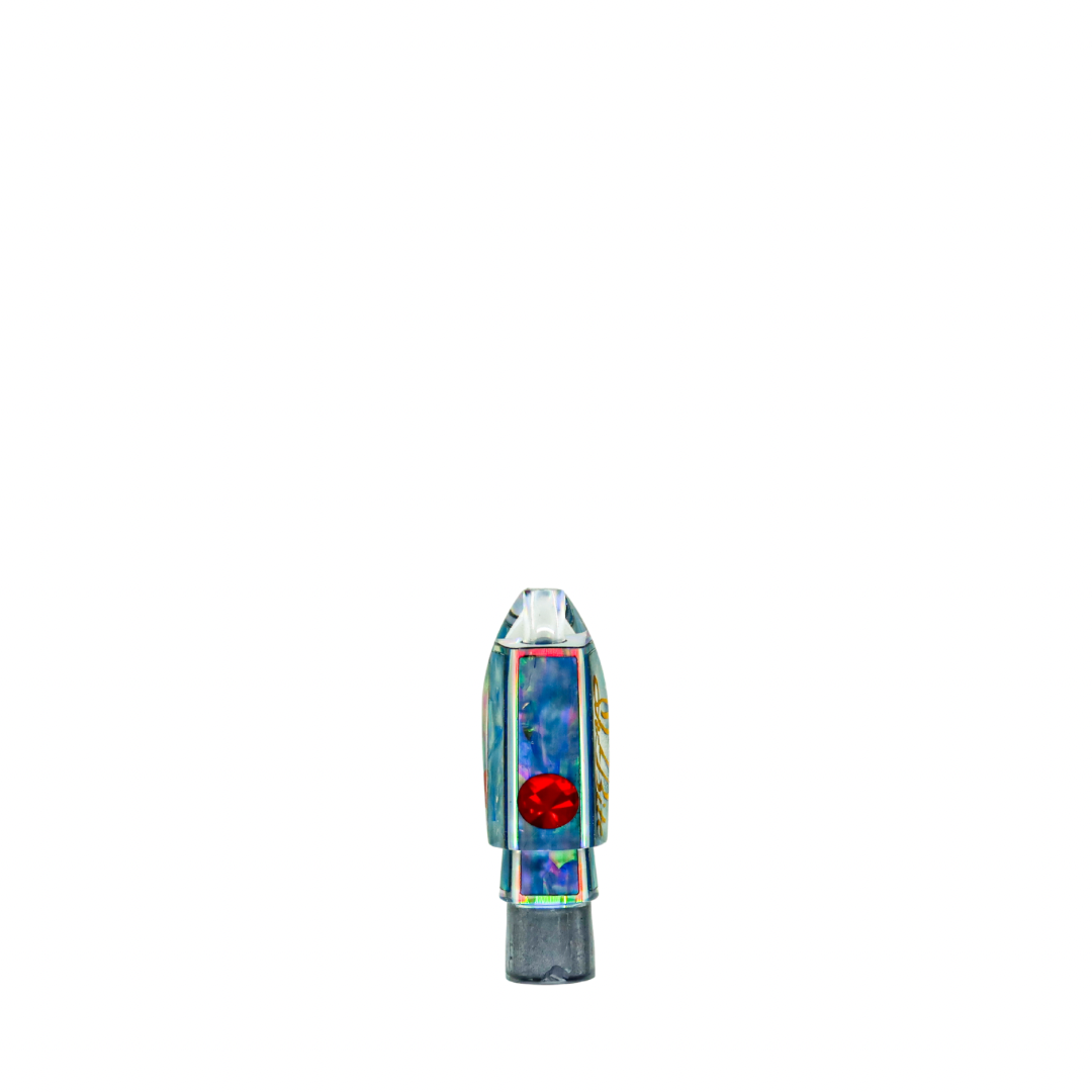 Sh-Bite - 5” Aku Lure Blue Pearl Shell Bullet