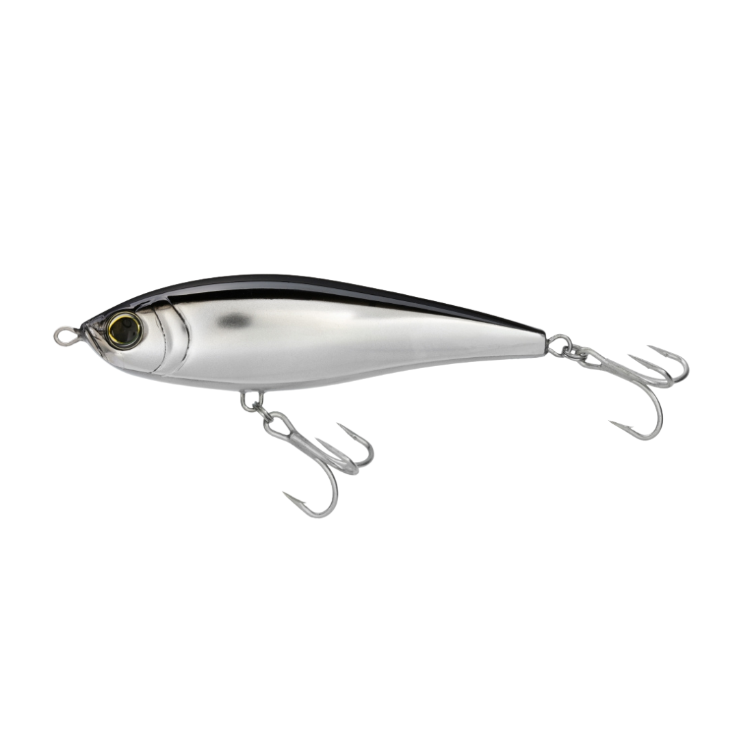 YOZURI - HYDRO TWITCHBAIT SINKING BLACK SILVER 6"