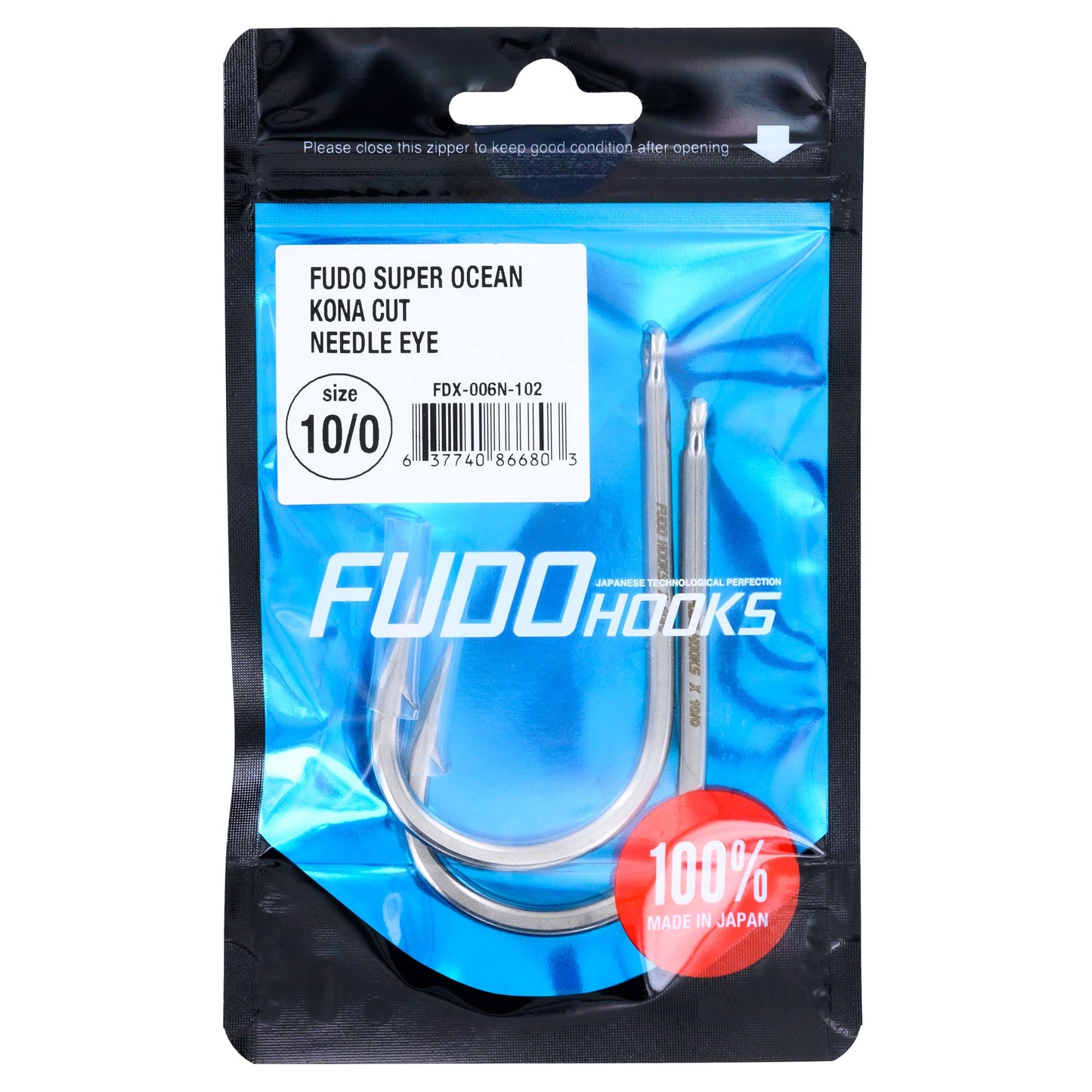 FUDO - Super Ocean Kona Cut Needle Eye 10/0