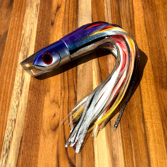 Matsu - 12” Fish Head Slant Blue Top Skirted