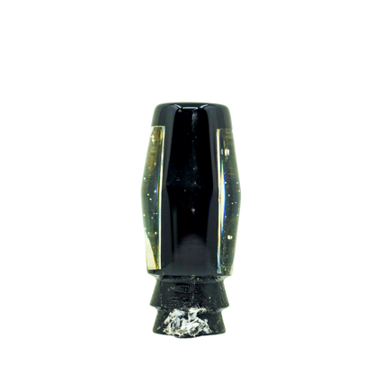 Stan Ho - 9” Vintage Black Mirror Pusher